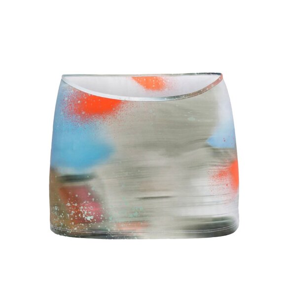 Miaou Printed Set – Long Sleeve Top + Mini Skirt – Excellent Condition - Picture 4 of 4